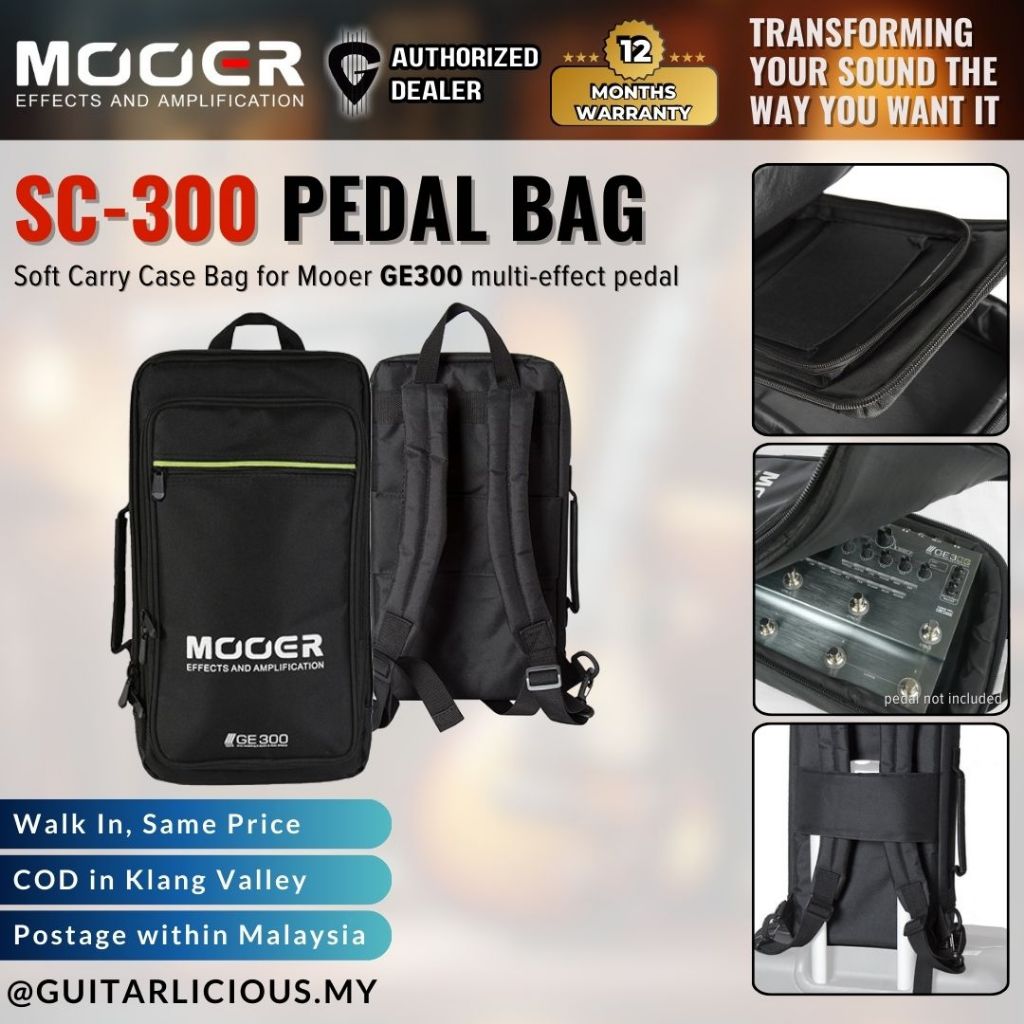 MOOER Mouer SC-300 Soft Carry Multi-Effect Pedal Board Case Bag สําหรับ GE300 ( SC300 / SC 300 )