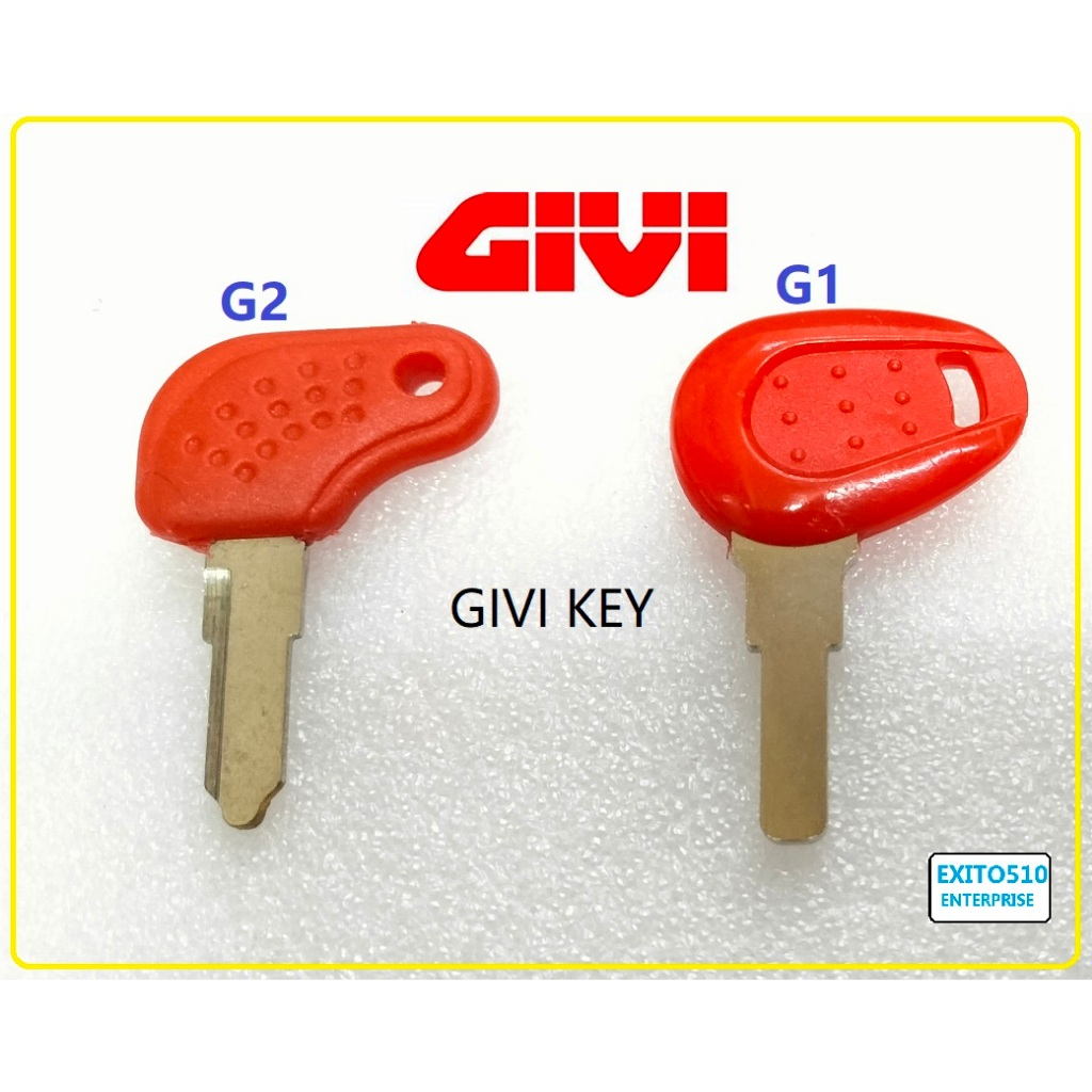 คีย์ GIVI uncut เปล่า (ราคาต่อตัว)/KUNCI GIVI