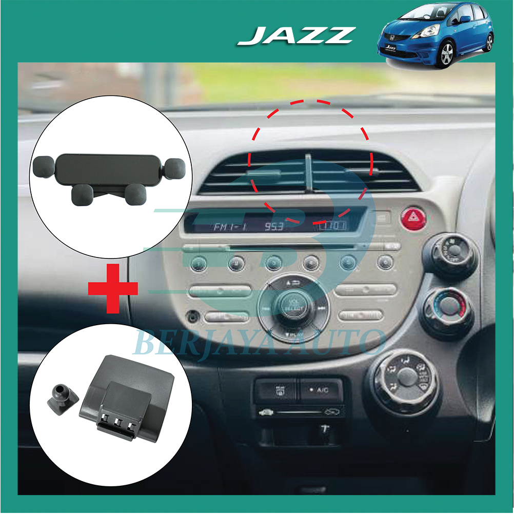 Honda Jazz GE 2008-2012 Car Mount Phone Holder with Bracket Berjaya Auto Car Accessories