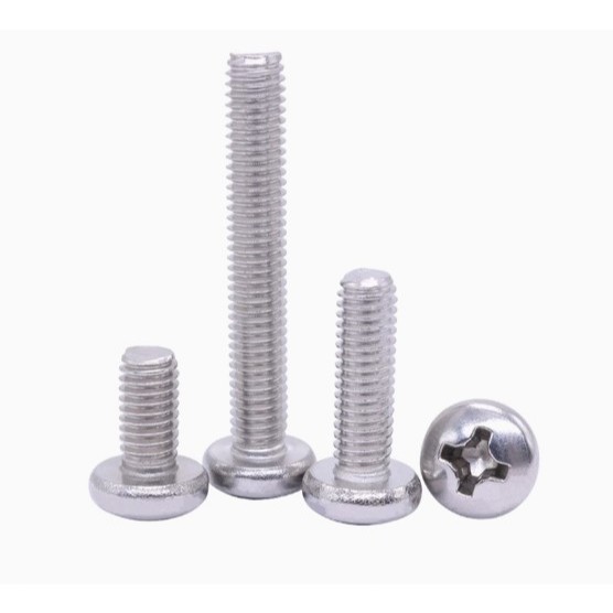 M3 M4 M5 M6 Screw Pan Head Phillips 304 Stainless Steel A2 304 Philips Screw