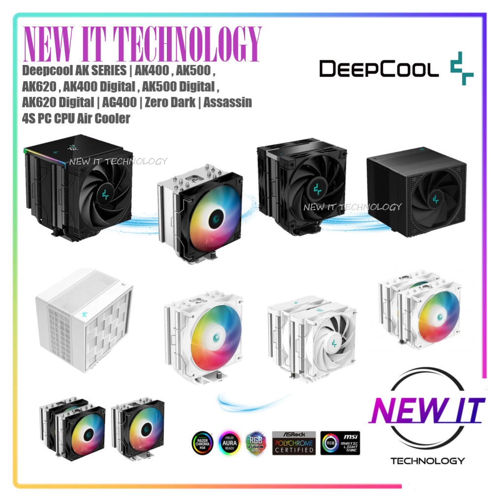 ชุด DK Deepcool|AK400,AK500,AK620,AK400 Digital,AK500 Digital,AK620 Digital,Zero Dark,Assassin IV & 