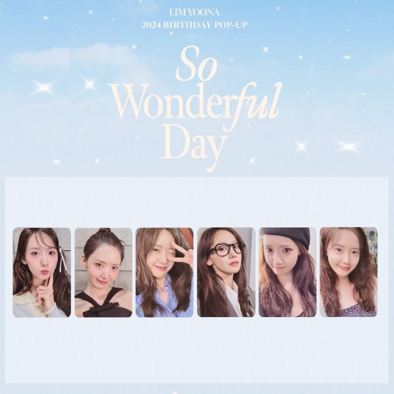 Snsd YOONA 2024 BIRTHDAY POP-UP SO WONDERFUL DAY