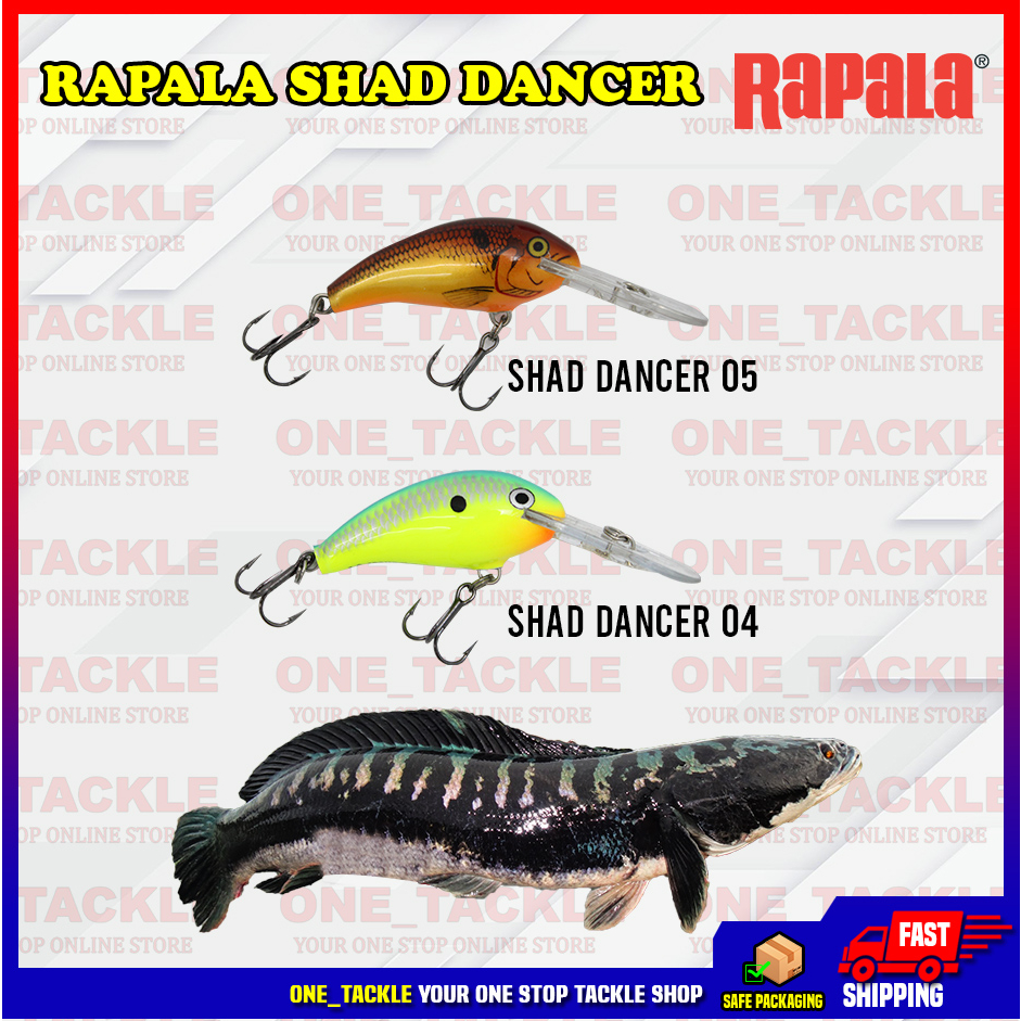 เหยื่อทรอลิ่งหล่อ Rapala Shad Dancer