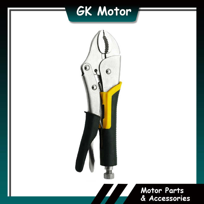 10 '' CURVED STRAIGHT JAW LOCKING PLIER 250 มม. TORQUE LOCK ADJUSTABLE SPANNER WRENCH HAND TOOL พร้อ