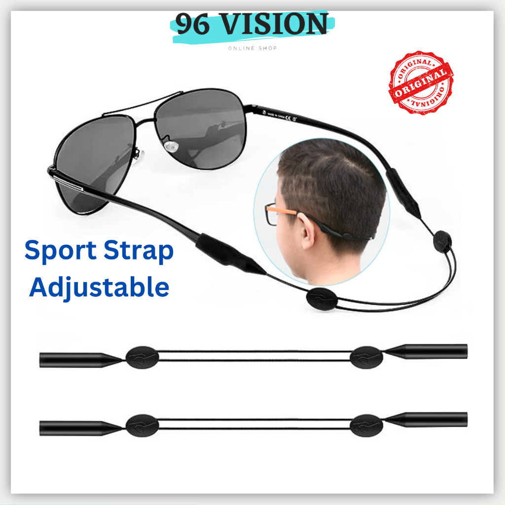 ปรับปรากฏการณ์สายคล้องแว่นตา Tali Cermin Mata Tali Spek Mata สายคล้อง / กระจกดาราศาสตร์ Sport Band ไ