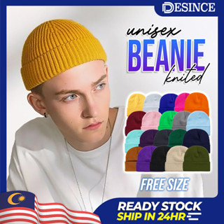 Desince Beanie หมวกบีนนี่ ผ้าถัก ลําลอง สไตล์เกาหลี ฮิปฮอป อินเทรนด์ สําหรับทุกเพศ MA 024