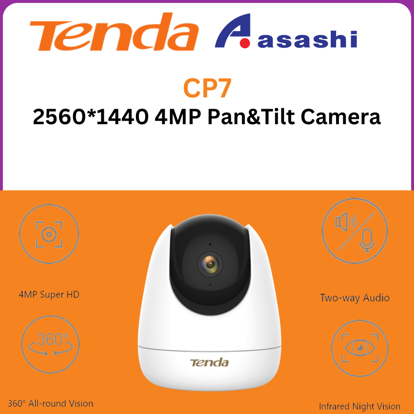 Tenda CP7 Pan/Tilt Home Security WiFi Camera(4MP)