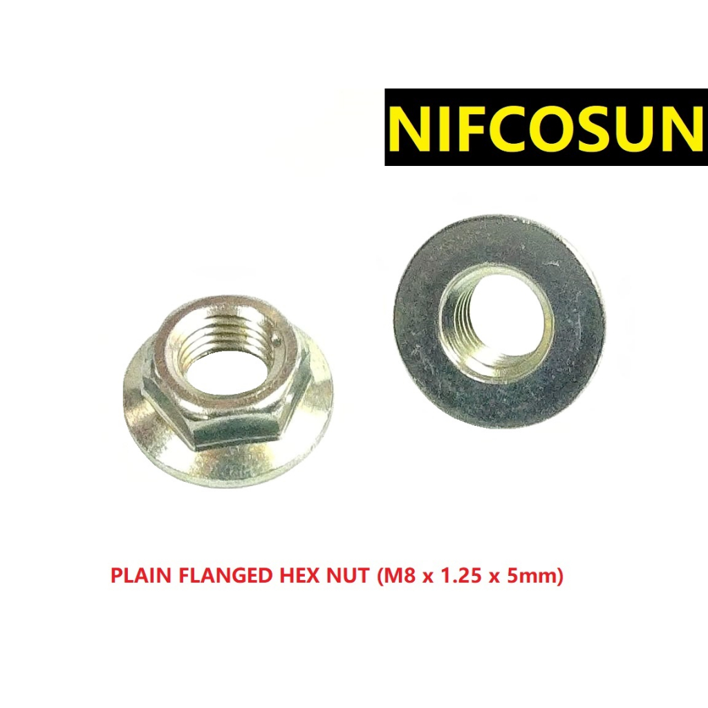 น็อตหกเหลี่ยมซีล (M10 X 1.25 X 5mm)