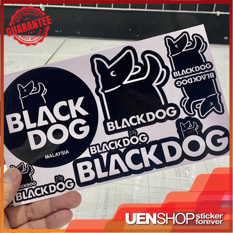 สติ๊กเกอร์ BLACK DOG สติ๊กเกอร์แคมป์ปิ้ง blackdog