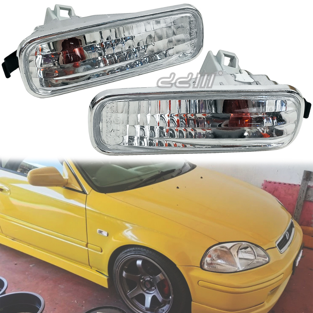 DEPO Honda Civic SO4 SO3 EK4 EK9 EK3 S21 EJ EK Clear Fender Side Marker Signal Light Fender Lamp (2 