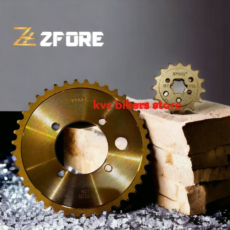 ZFORE 415 STEEL SPROCKET LAGENDA 115/115 FI/EZ115 30T,31T,32T,33T,34T,35T36T,37T,38T