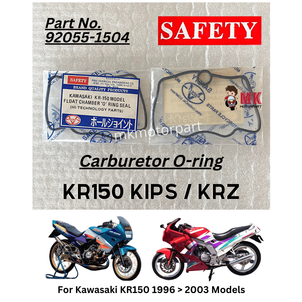 ( SAFETY ) CARBURETOR Oring Kawasaki KR150 Kips New KRZ KRR KRR150 NINJA150 Carburator O Ring [ 9205