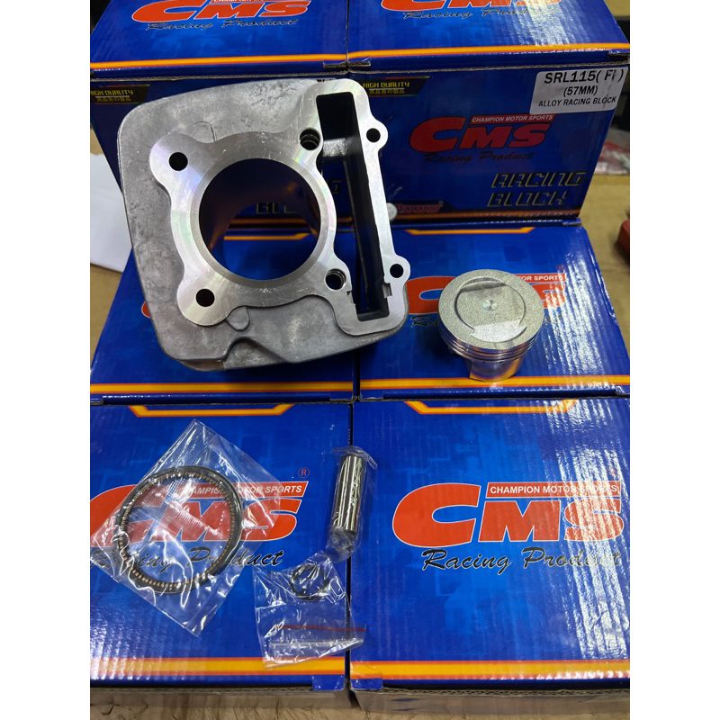 CMS RACING BLOCK LAGENDA115 FUEL INJECTION / SRL115 Fi CYCLINDER BLOCK 57 มม. CMS/LAGENDA 115 Fi Blo