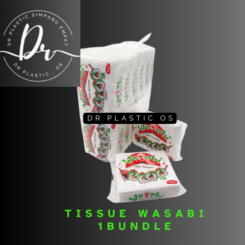 [ 12ชิ้น/BDL ] HENG HENG - WASABI PAPER / TISSUE WASABI / TISSUE PAPER / PAPER SERVIETTE - 50G