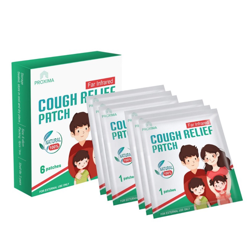 Proxima Far Infrared Cough Relief Patch 6s Relief คันคอและไอ (3mo over)