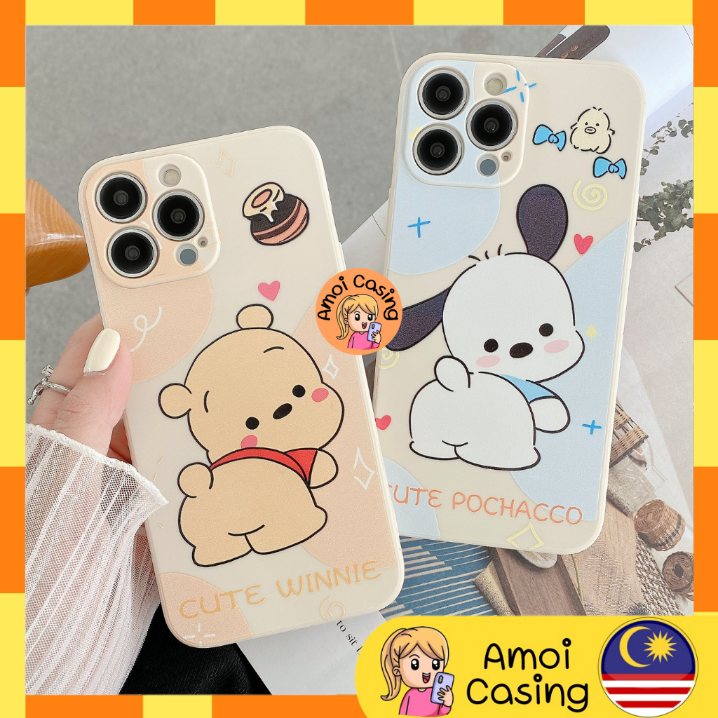 Honor X7a X8 X8a X9a พิมพ์น่ารัก pochacco pooh tpu ซิลิคอน soft case