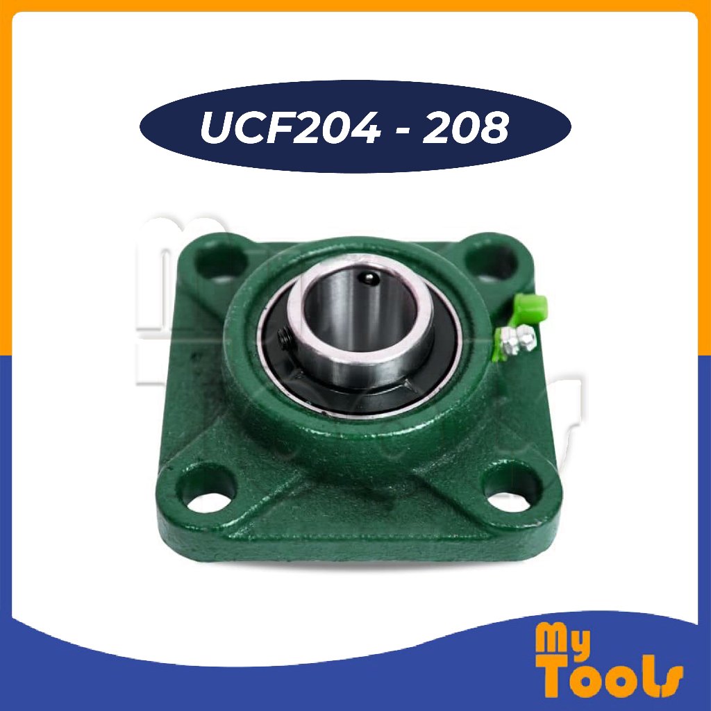 Mytools Square Flange Pillow Block Bearing UCF204 UCF205 UCF206 UCF207 UCF208