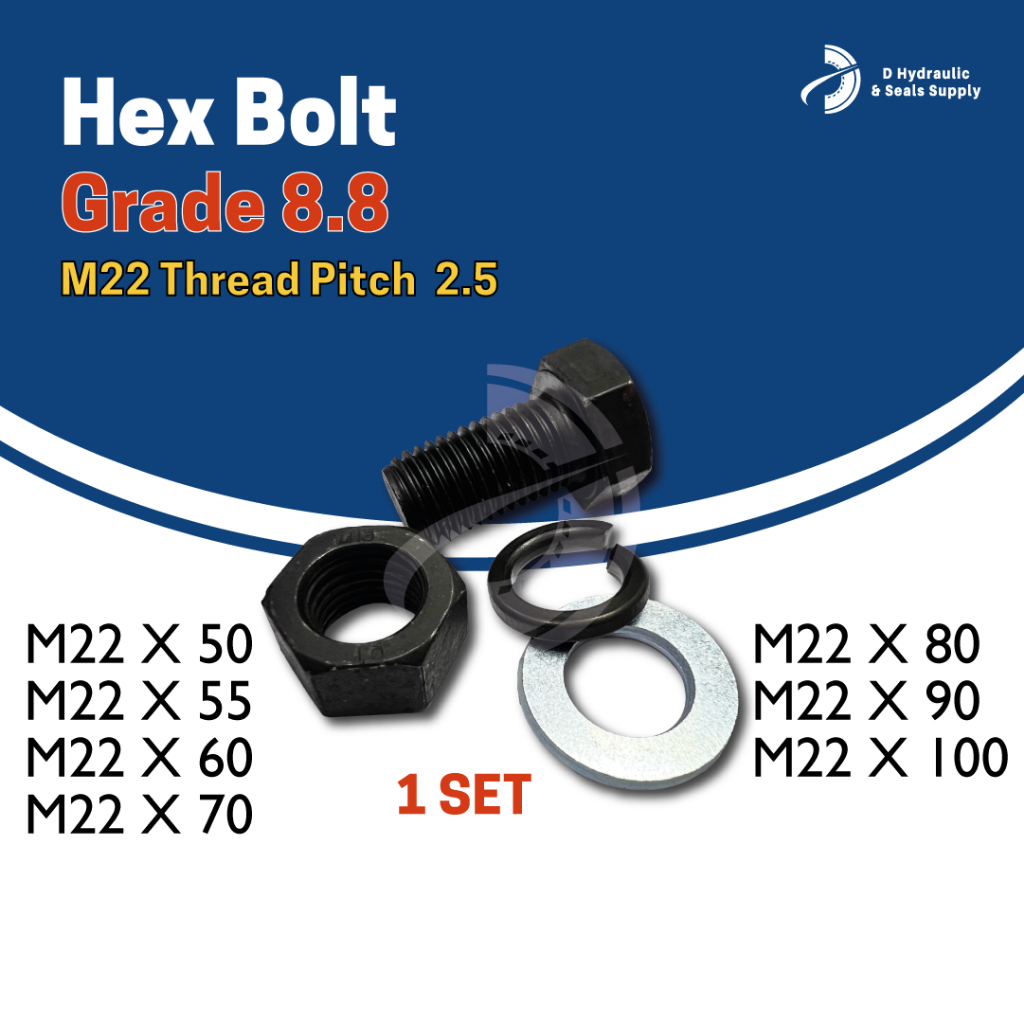 Bolt Hex Screw 8.8 ด้ายเต็ม