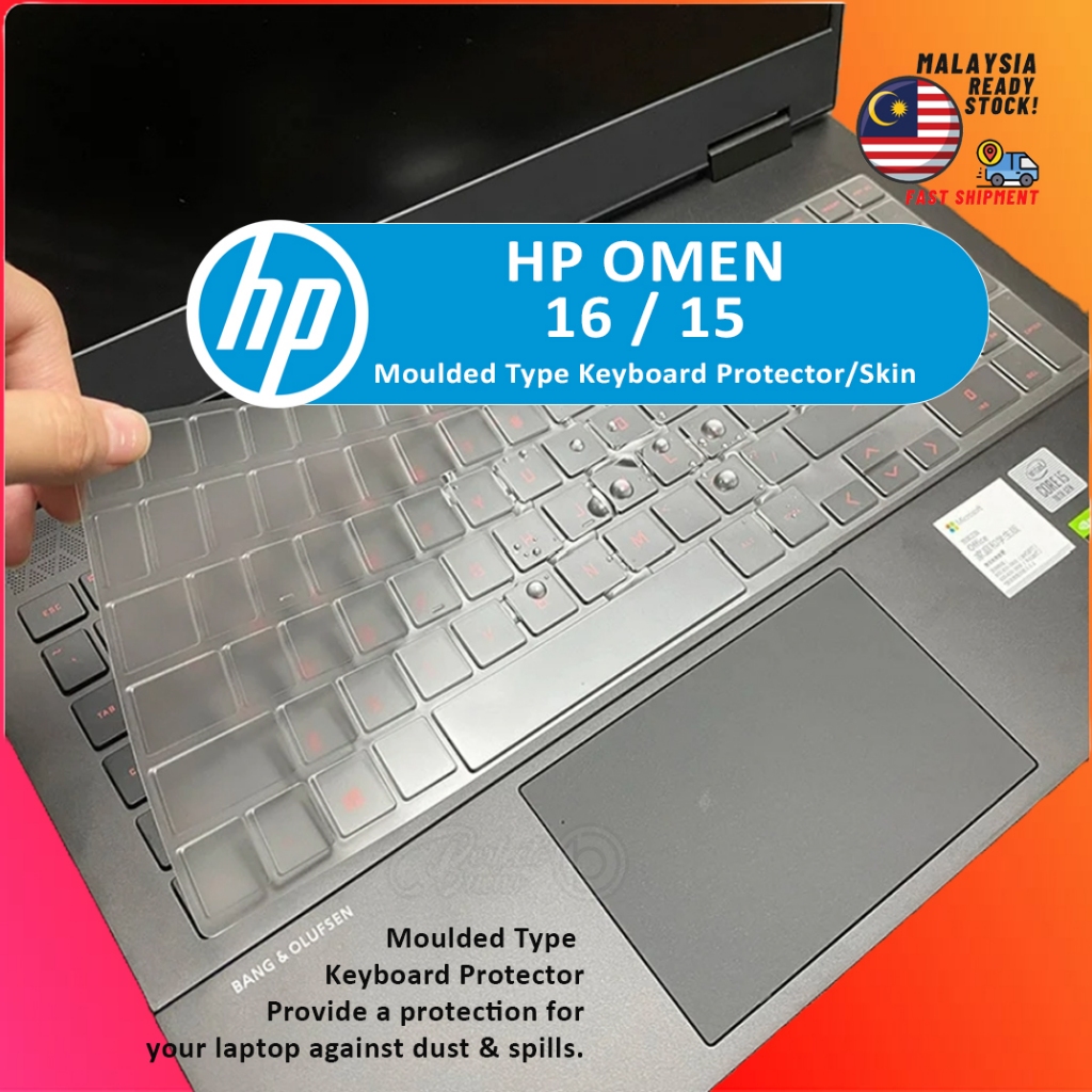 ตัวป้องกันแป้นพิมพ์สําหรับ HP Omen 16 16-WF 16-XF HP Omen 15 15-EK รุ่นแล็ปท็อปสําหรับเล่นเกม