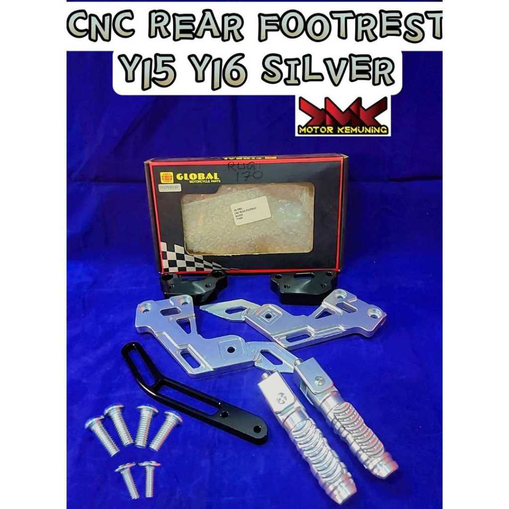 FOOTREST REAR CNC Y15 Y15ZR Y16 Y16ZR PEMIJAK KAKI BELAKANG REAR FOOTREST CNC Y15 Y15ZR Y16 Y16ZR PN