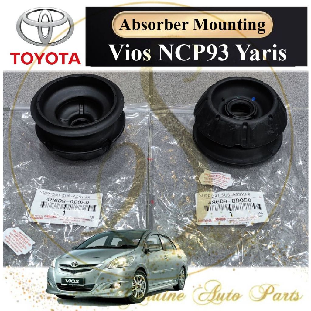 TOYOTA VIOS NCP93 YARIS FRONT ABSORBER MOUNTING 48609-0D050