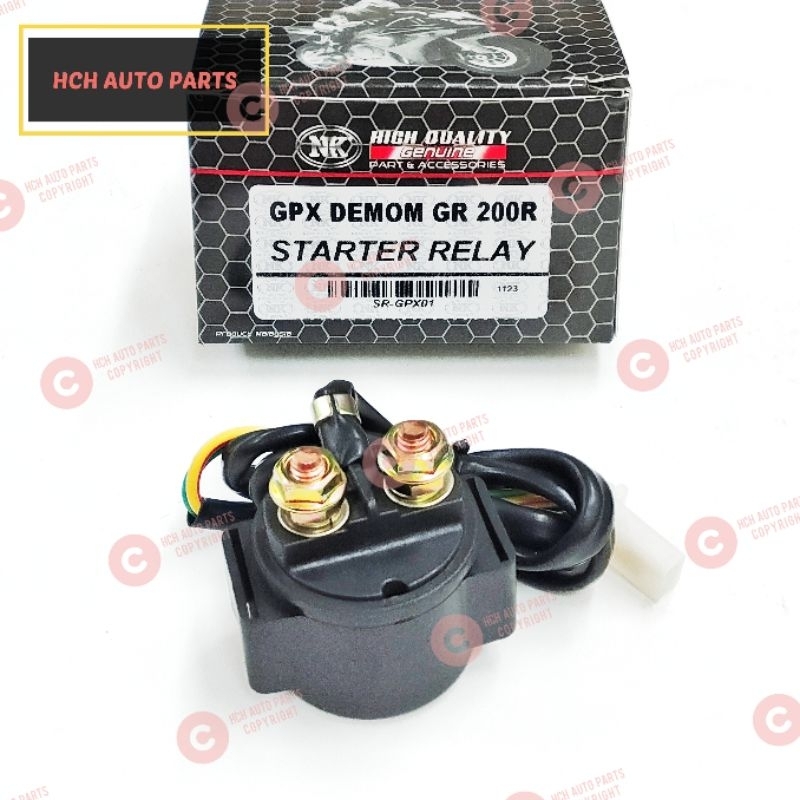 Starter RELAY - GPX - DEMON GR200R/ GENTLEMAN RACER 200 (NK)