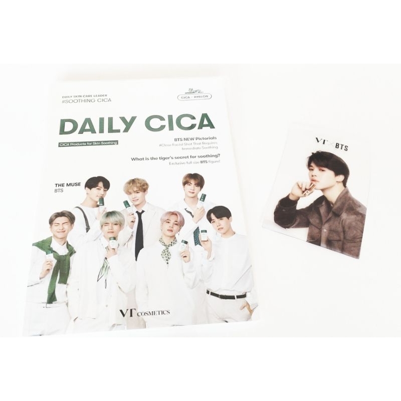 BTS : CICA X HYALON VT COSMETICS PICTORIALS & PVC CARD NOV23 !! ️-( % official & Korea edition韩版 )