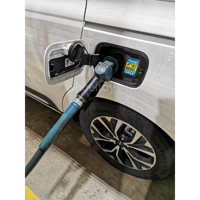 KIA carnival KA4 ปั๊ม B7 DIESEL เท่านั้น~สติกเกอร์กันน้ํา - รูปที่ 2