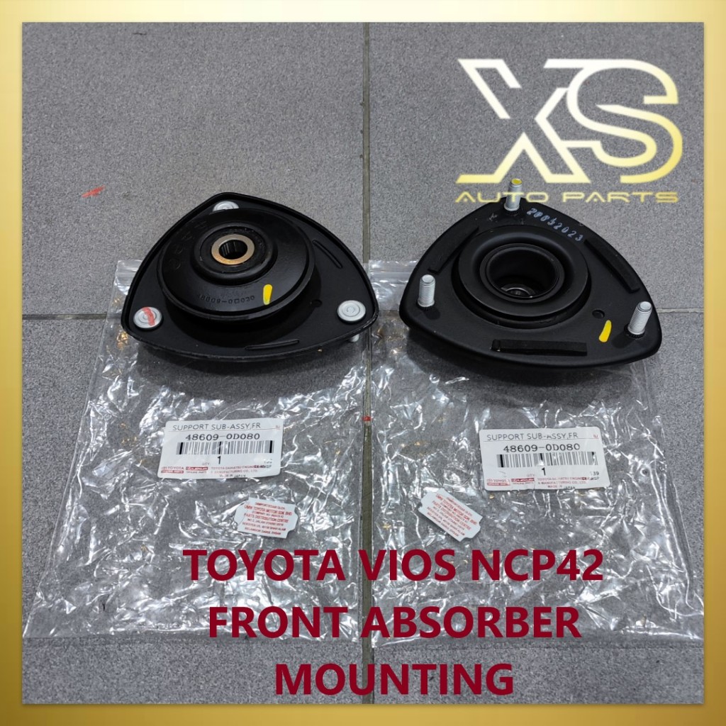 TOYOTA ด้านหน้า ABSORBER MOUNTING VIOS NCP42 DEPAN 48609-0D080