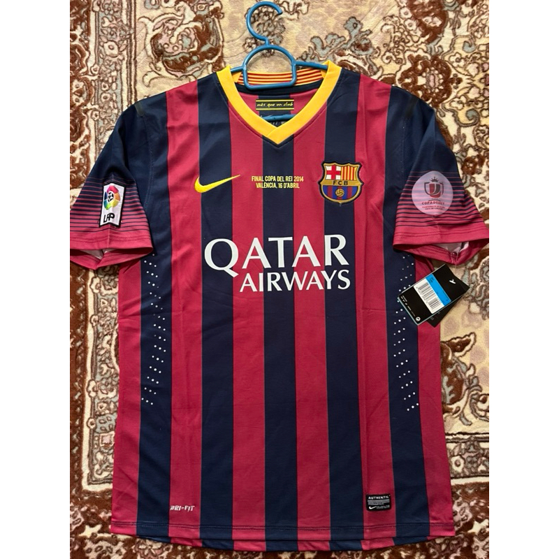 Barcelona home 2013 copa del rey สุดท้าย