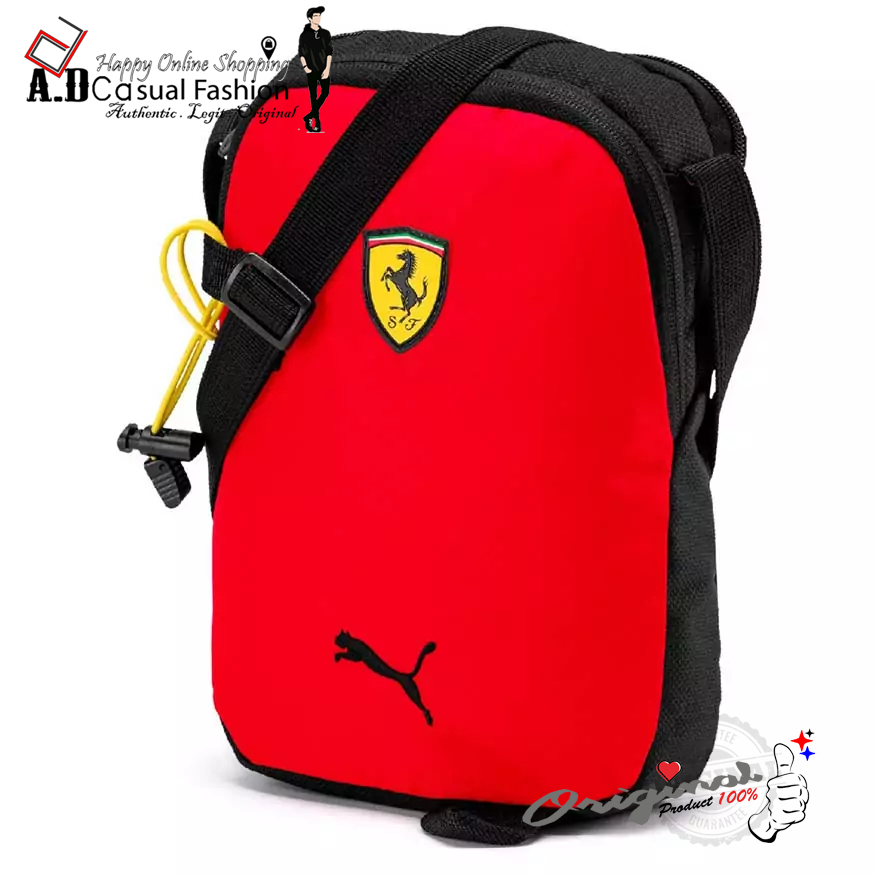 Puma x Ferrari Fanwear กระเป๋าสะพายไหล่ แบบพกพา