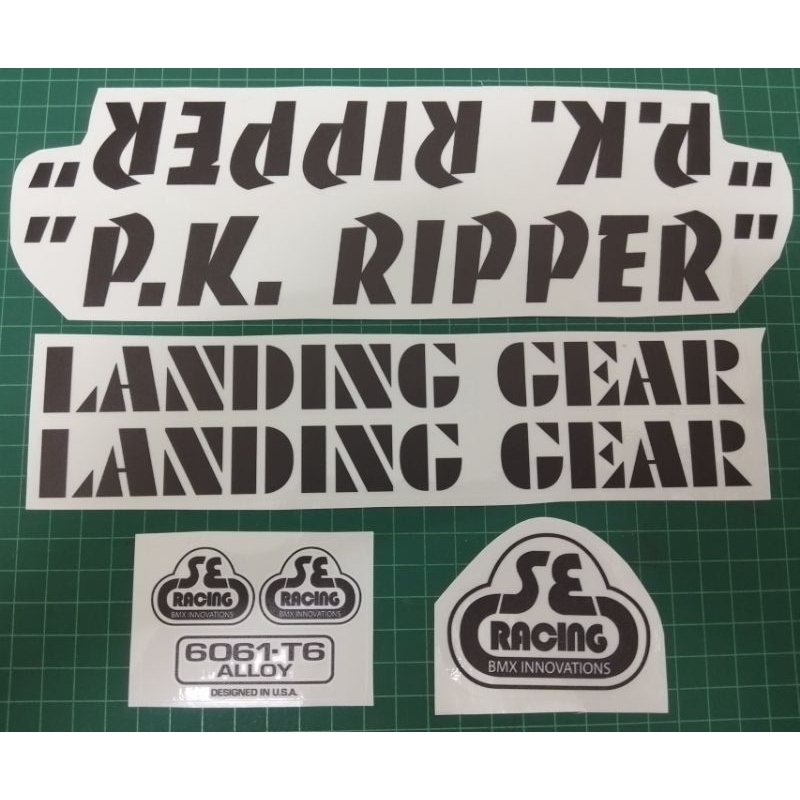 BMX SE PK Ripper Decal สติกเกอร์พิมพ์ลายโปร่งใส