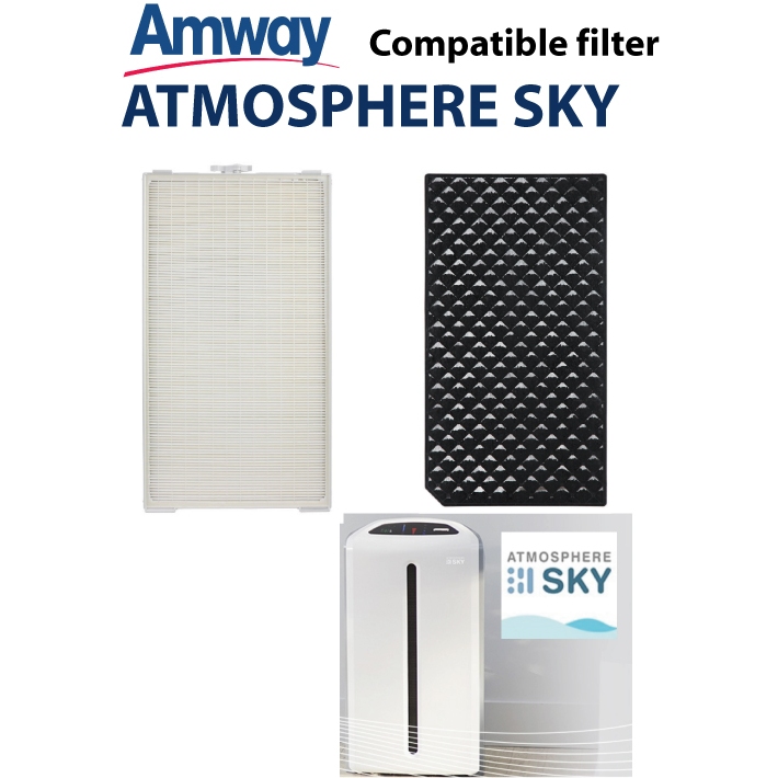 Amway New SKY Atmosphere Third Generation เครื่องฟอกอากาศที่รองรับ HEPA Filter + ชุดฟิลเตอร์ถ่านกัมม