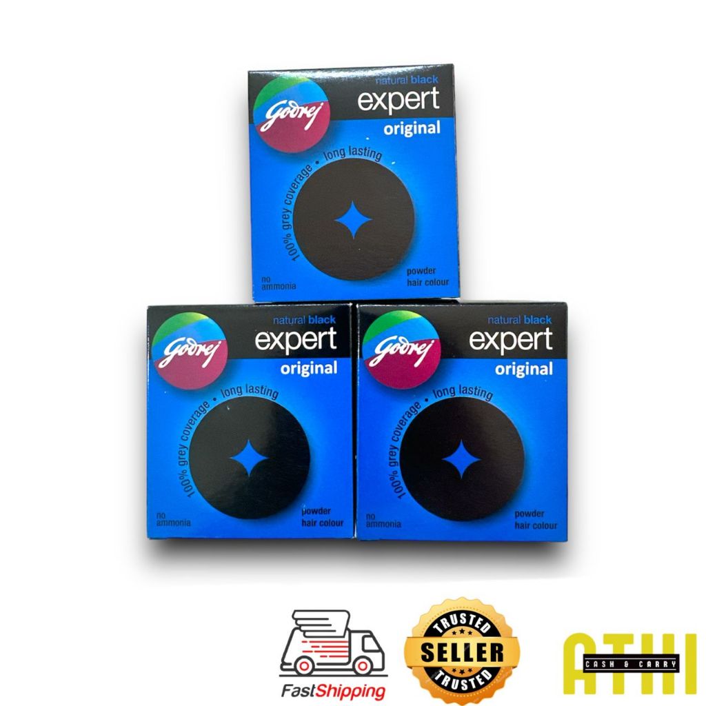 Godrej Dye Expert ( สีดํา ) 1 แพ็ค x 8 ซอง