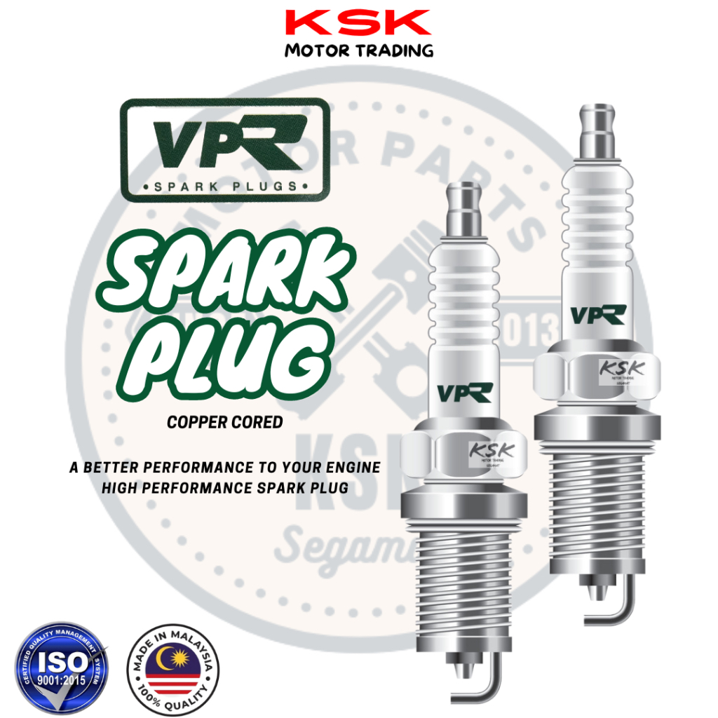 VPR SPARK PLUG MOTORCYCLE C6HSA BP7HS B8ES B9ES CPR6EA CPR8EA BM6A MESIN RUMPUT EX5 RXZ Y125 LC135 D