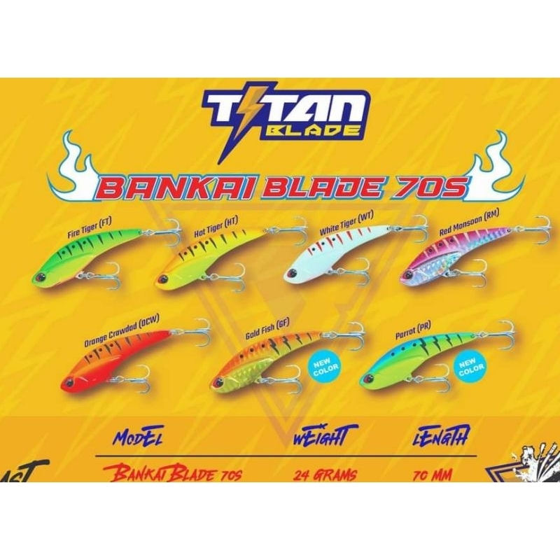 Titan BLADE BANKAI 70S 24G / 50S 14G BKK 4X สินค้ายอดนิยม