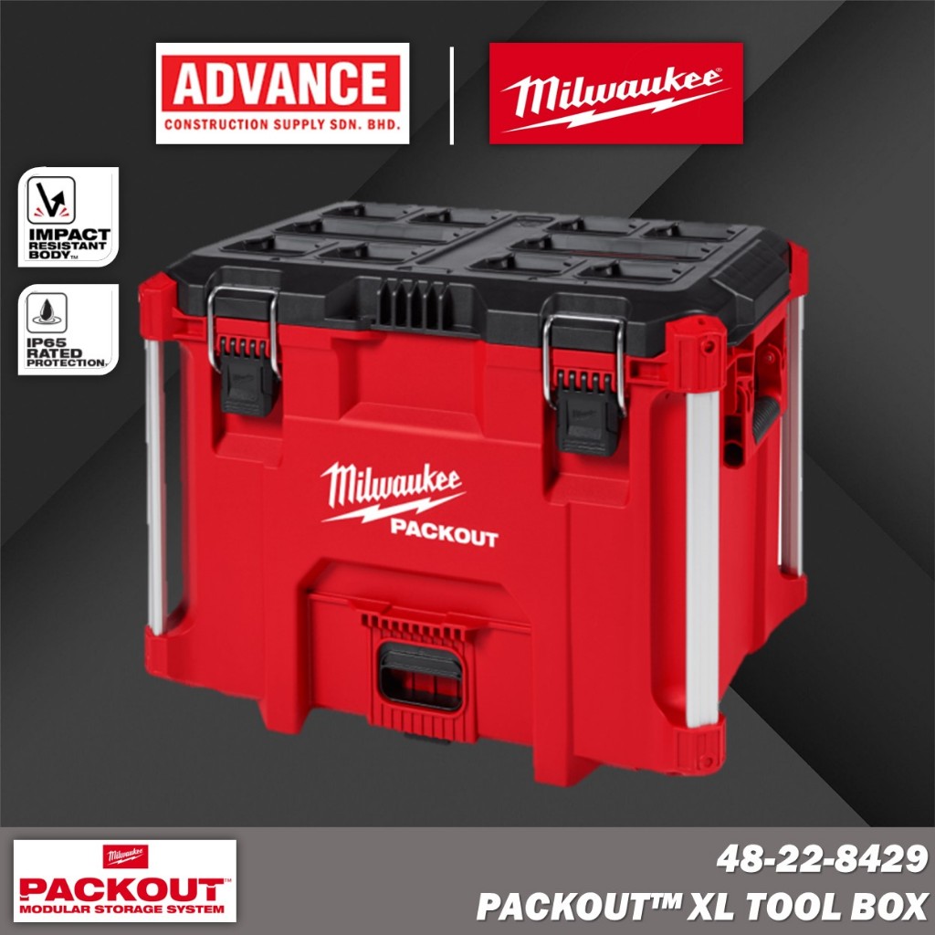 MILWAUKEE 48-22-8429 PACKOUT XL กล่องเครื่องมือ