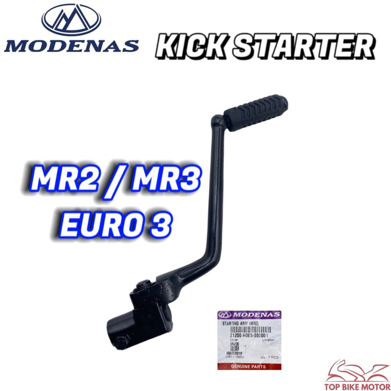 MR2 MR3 EURO 3 KICK STARTER MODENAS ENKOR STARTER KICK STARTER PEDAL MR 2 MR 3