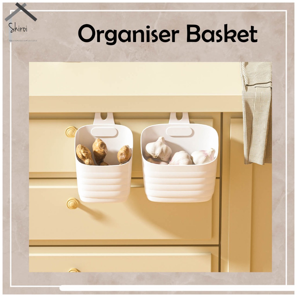 Shiroi Organising Basket / Home Organiser / ตะกร้าแขวน