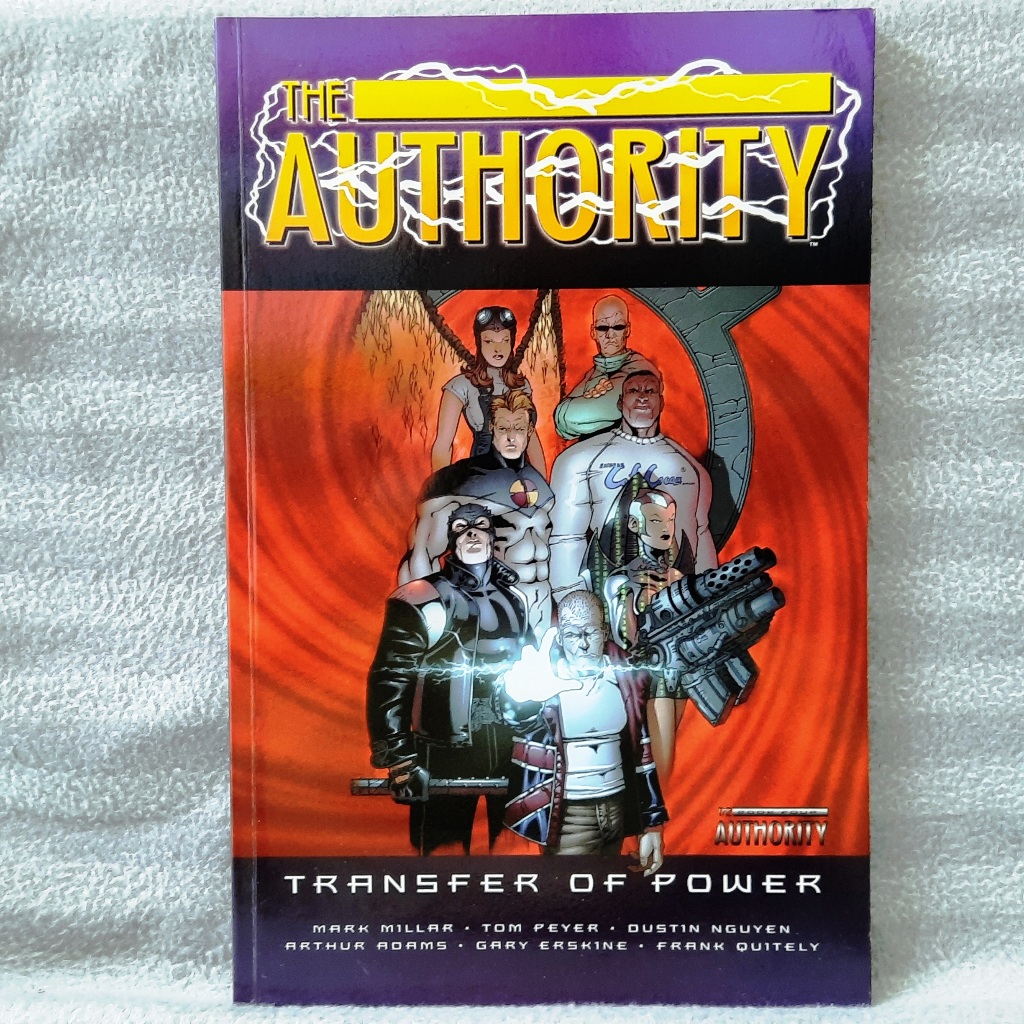 การอนุญาต: Transfer of Power TPB 1 1st Print (DC/Wildstorm Comics) Mark Millar, Tom Peyer, Frank Qui
