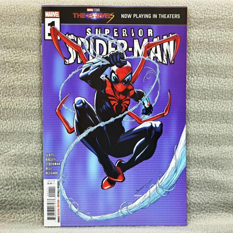 Superior Spider-Man 1 (2023 Marvel Comics) ฉบับแรก (Dan Slott, Mark Bagley)