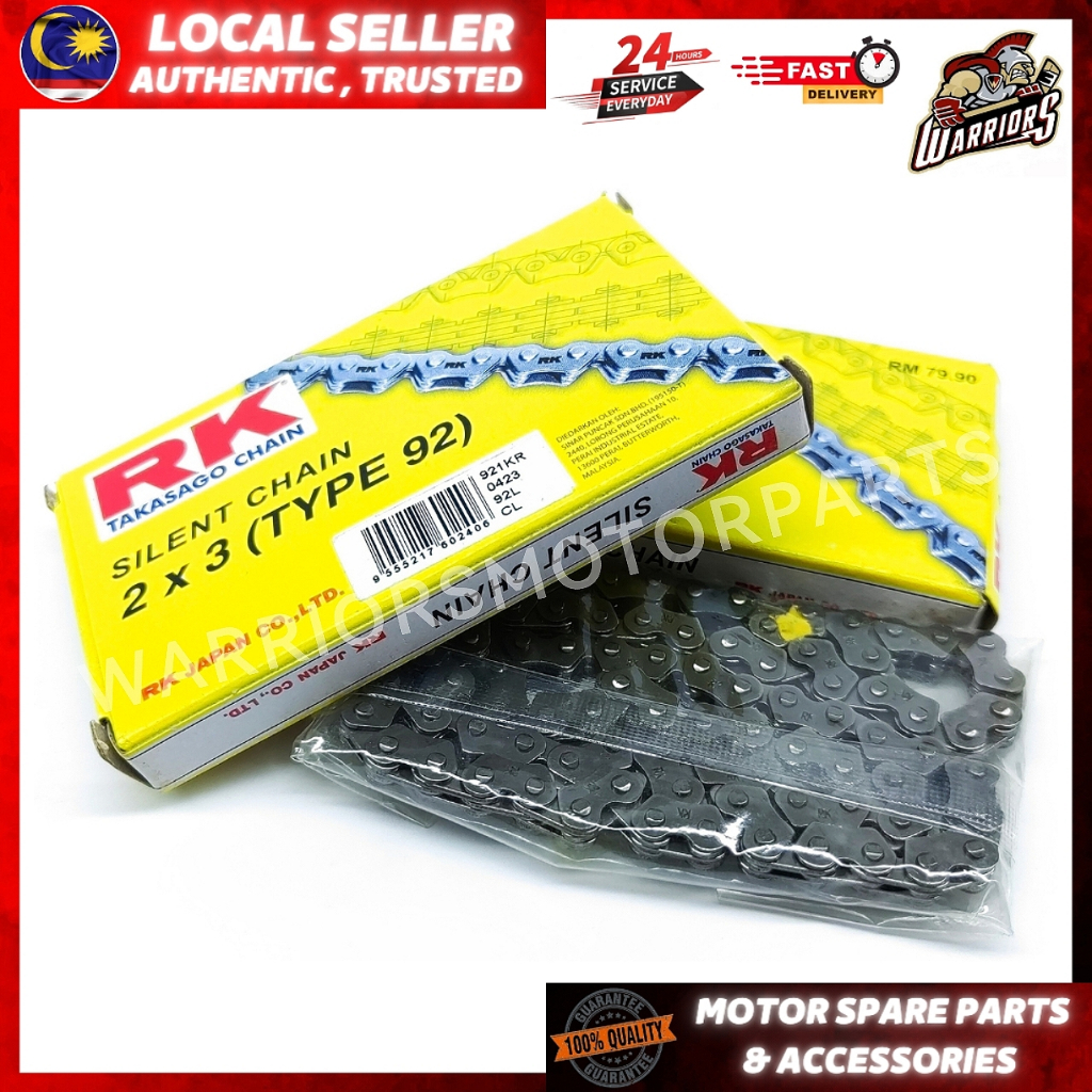 HONDA WAVE125/WAVE 125/W125S/W125X [RK TAKASAGO] 23 92LE SILENT CHAIN TIMING CHAIN (TYPE 92) RANTAI 