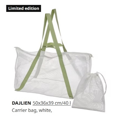 Ikea DAJLIEN กระเป๋าช้อปปิ้ง กระเป๋าซักผ้า รุ่นลิมิเต็ด