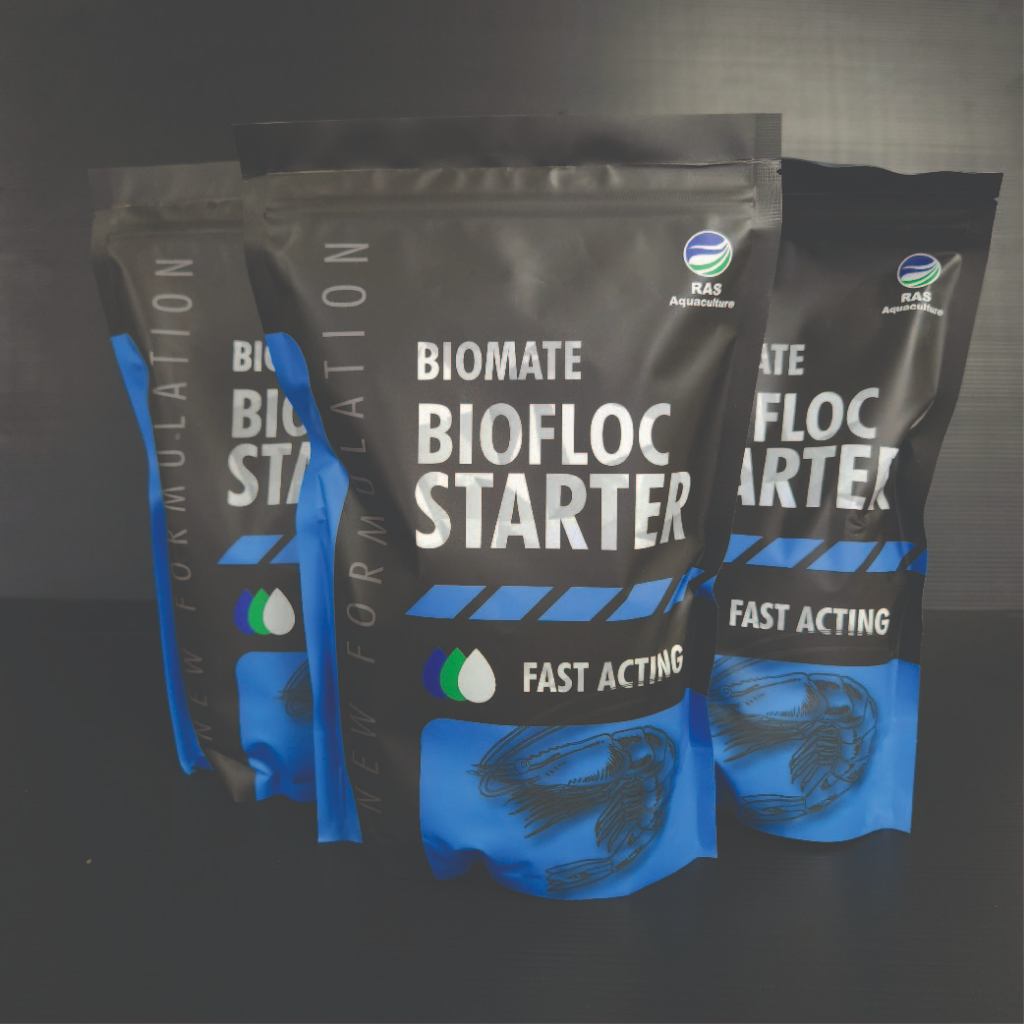 สตาร์ทเตอร์ BIOFALOC BIOMATE (1กก.) สําหรับการเพาะเลี้ยงสัตว์น้ํากุ้งและปลา