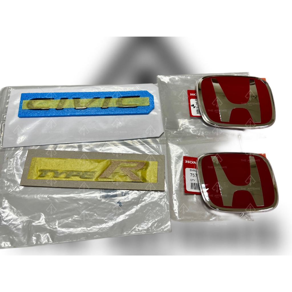 HONDA CIVIC FK8 TIRE R EMBLEMS(CIVIC FK7/FC1 PLUG AND PLAY)
