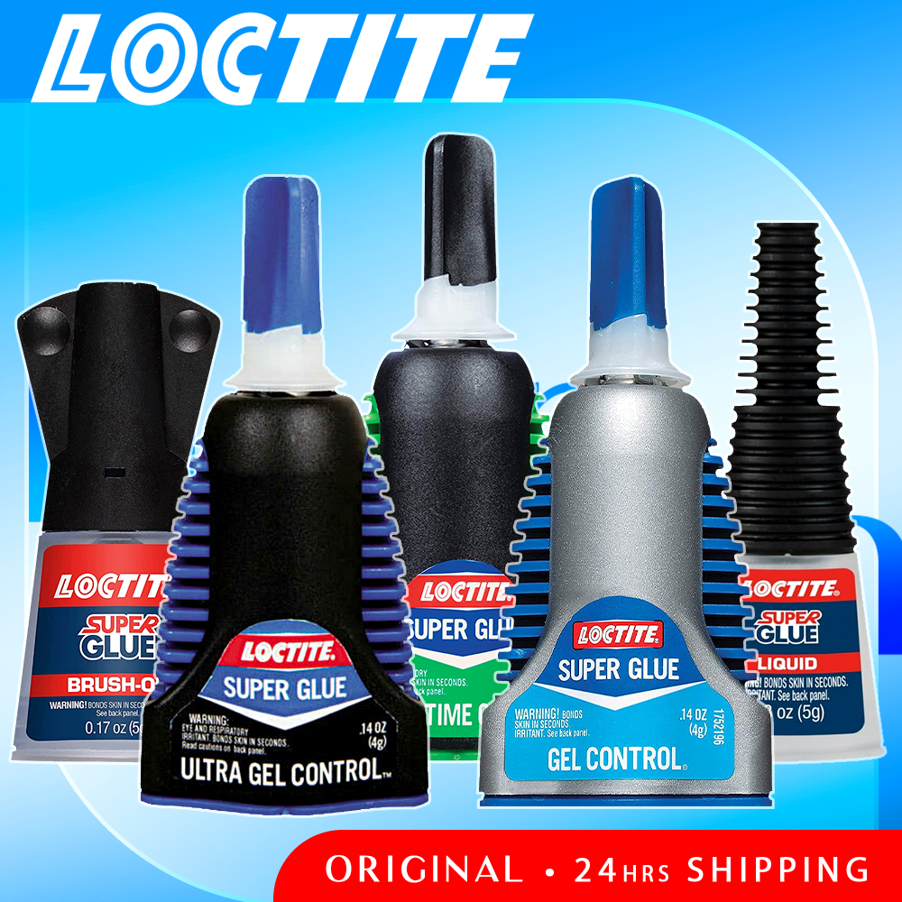 Loctite Super Glue Ultra Gel Control / Extra Time / Brush-On / Longneck / Super Glue Gel / Ult Liqui