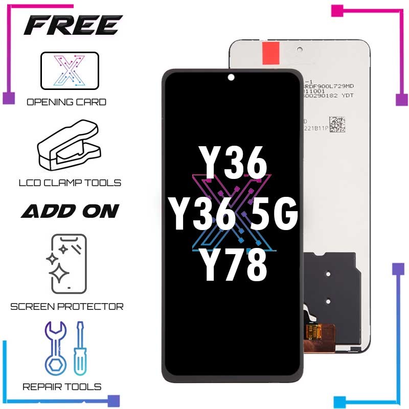 Lcd สําหรับ Vivo Y36 4G / Y36 5G / Iqoo Z7 5G / Iqoo Z7X 5G / Iqoo Z8 / Iqoo Z8i / Iqoo Z7XM (พร้อมจ