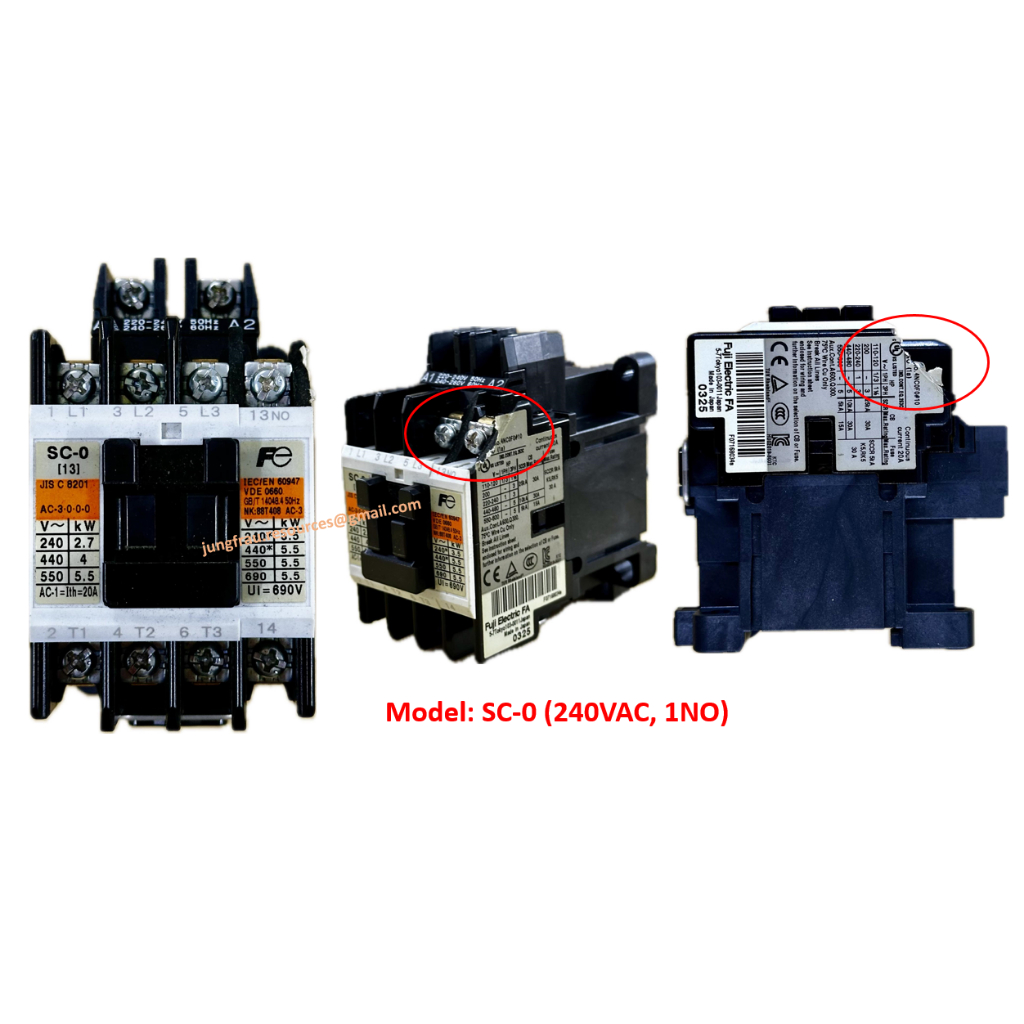 Fuji ELECTRIC Magnetic Contactor (SC-Series ) * IMPERFECT CONDITION