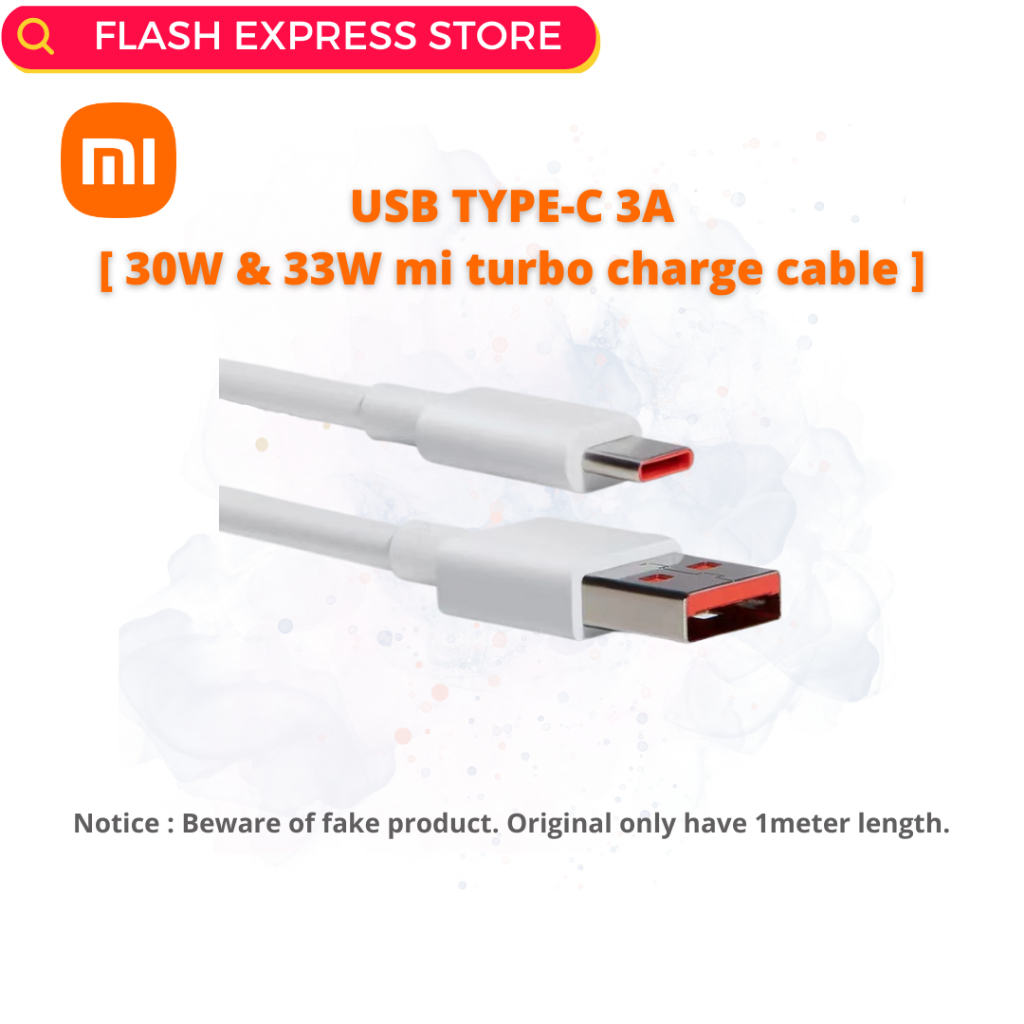 ผลิตภัณฑ์ XIAOMI ( 3A CABLE 6A CABLE TYPE C EARPHONE TYPE C EARBUDS)