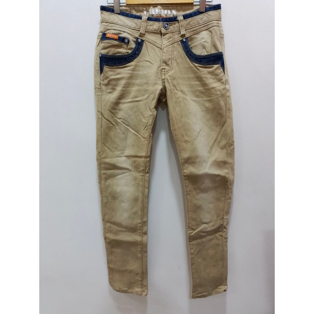 Relove Seluar Panjang Jeans Unisex (27 นิ้ว)
